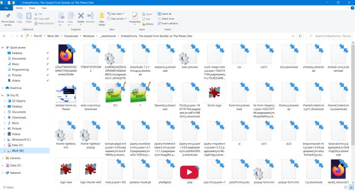The contents of the _files folder of a complete download done with Chrome