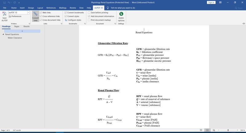 doPDF printer: Add-in for Microsoft Word
