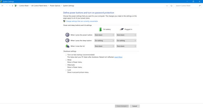 Power options settings to avoid sleep mode related blue screens [II]