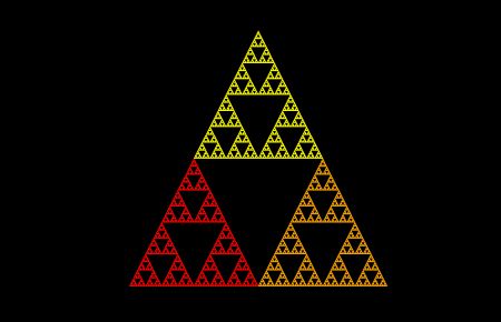 Fractal: Sierpinski-Triangle (variant)
