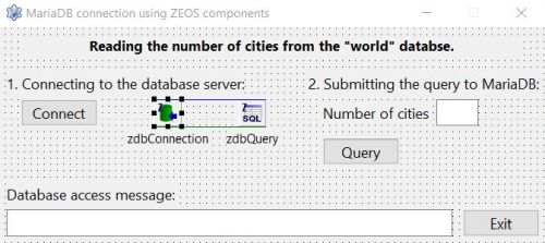 Zeos with Lazarus: Simple MariaDB database project