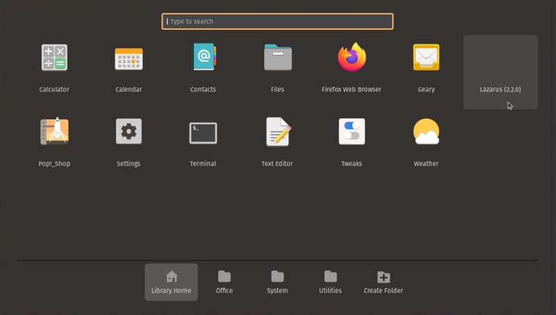 Lazarus/FPC on Pop!_OS: No picture icon on the Lazarus launcher in 'Applications'