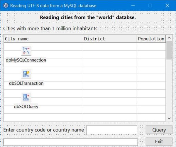 Simple Lazarus database project