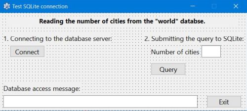 Simple Lazarus project with SQLite