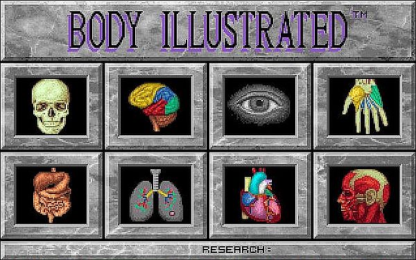 Body Illustrated 1992 on MS-DOS 7.10: Startup screen