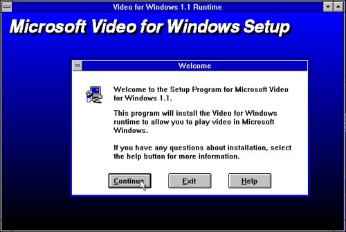 Chessmaster 4000 Turbo on Windows 3.1: Installation of Microsoft Video for Windows