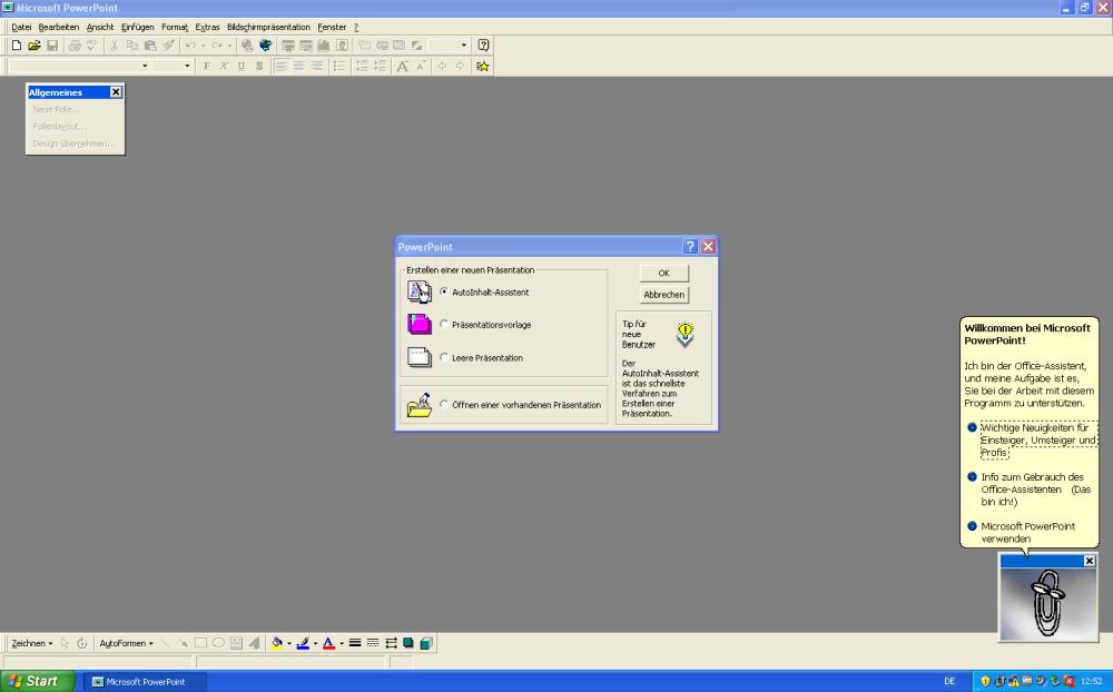 Microsoft PowerPoint on Windows XP: Running PowerPoint included with Office 97 Professional SR-2