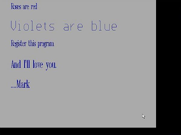 BasicBasic on MS-DOS 6.22: Program samples - BasicBasic fonts