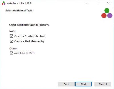 Installing Julia on Windows 10 - Add Julia to PATH