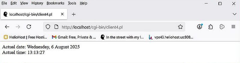 SOAP client with Perl - Client as Perl CGI script