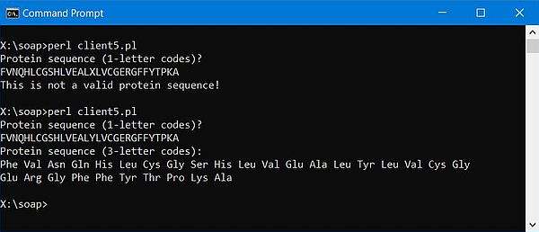 SOAP client with Perl - Command line client accessing a CGI server