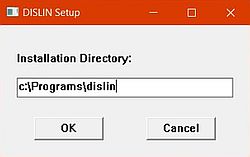 DISLIN on Windows: DISLIN for FreeBASIC - Setting the installation directory