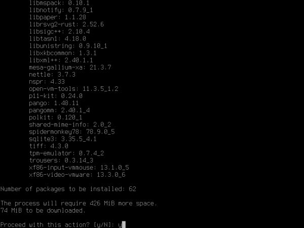 Installing FreeBSD on VMware: Installing open-vm tools using 'pkg'