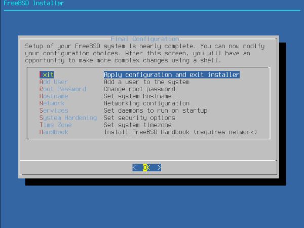 Installing FreeBSD on VMware: Configuration review and finishing the installation