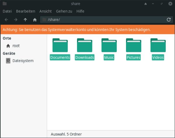 ArcoLinux and Manjaro dual boot installation: Manjaro - Creating directories on the common data partition