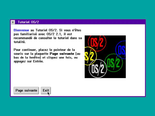 OS/2 2.11 installation on VMware: First boot of the OS/2 system - Tutorial