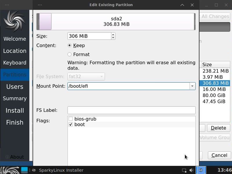 Windows 10 and Linux dual boot: Manual partitioning - Editing of the EFI partition [2]