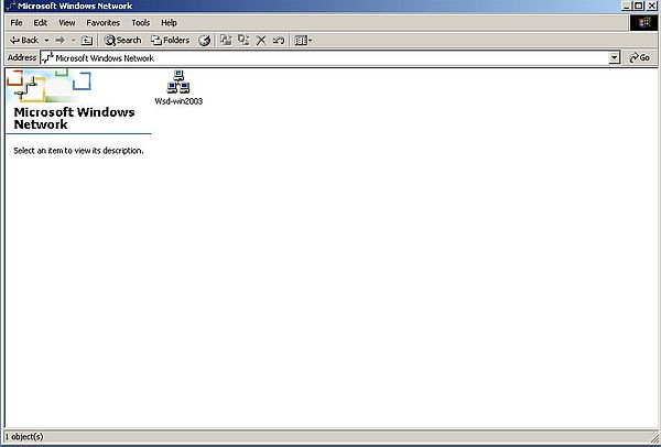 Windows Server 2003: Login from Windows 2000 - The Windows Server 2003 domain [1]