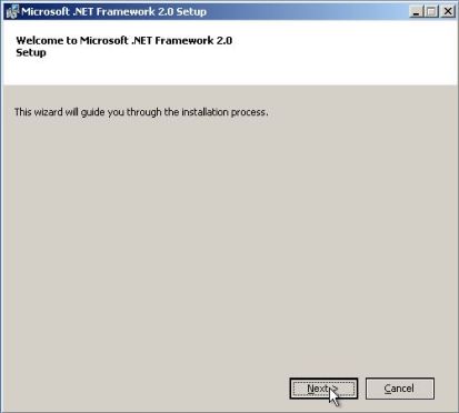 PDF printer on Windows 2000: Installing .NET framework 2.0