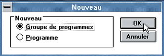 Windows 3.0 Program Manager: Creating a program group [2]