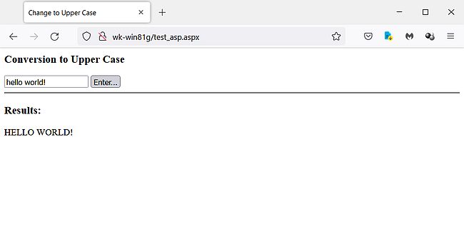 IIS on Windows 8.1: Running an ASP.NET script
