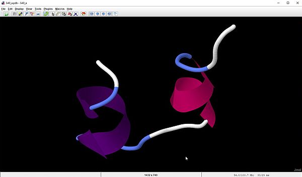Jmol: Human insulin (3i40) - Chain A
