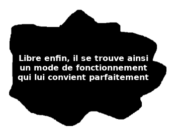 Libre et trouvé un mode de fonctionnement, qui lui parvient parfaitement