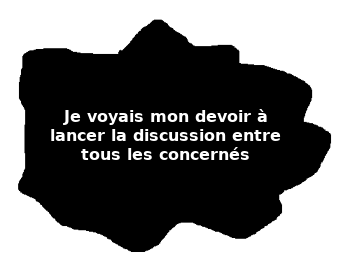 Mon devoir de lancer la discussion entre tous les concernés